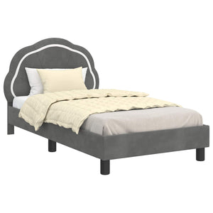 Struttura letto bambini con testata Grigio scuro 80 x 160 cm 42010902