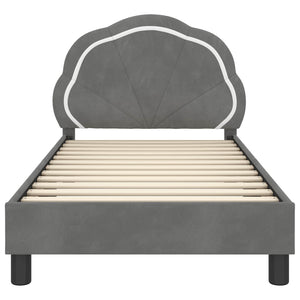 Struttura letto bambini con testata Grigio scuro 80 x 160 cm 42010902