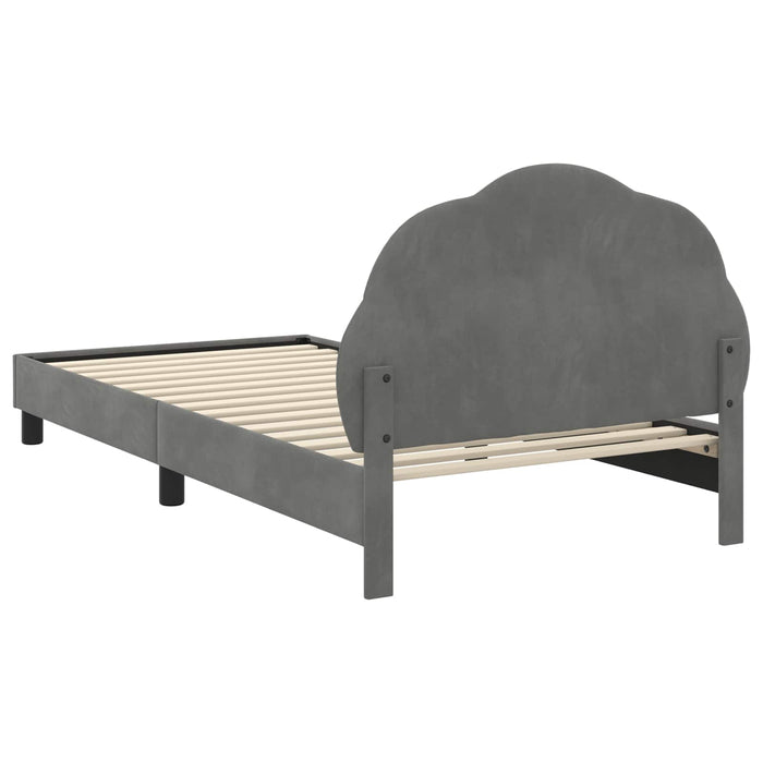 Struttura letto bambini con testata Grigio scuro 80 x 200 cm 42010909