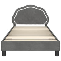 Struttura letto bambini con testata Grigio scuro 90 x 190 cm 42010916