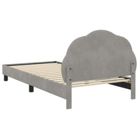 Struttura letto bambini con testata Grigio chiaro 90 x 200 cm 42010922