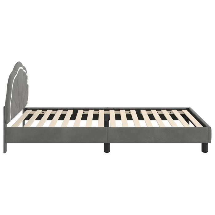 Struttura letto bambini con testata Grigio scuro 90 x 200 cm 42010923