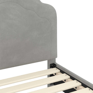 Struttura letto per bambini con testata Grigio chiaro 42010929