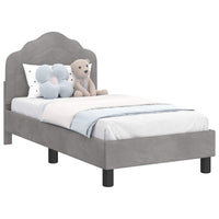 Struttura letto per bambini con testata Grigio chiaro 42010929