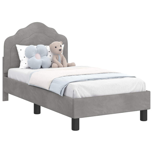 Struttura letto per bambini con testata Grigio chiaro 42010929