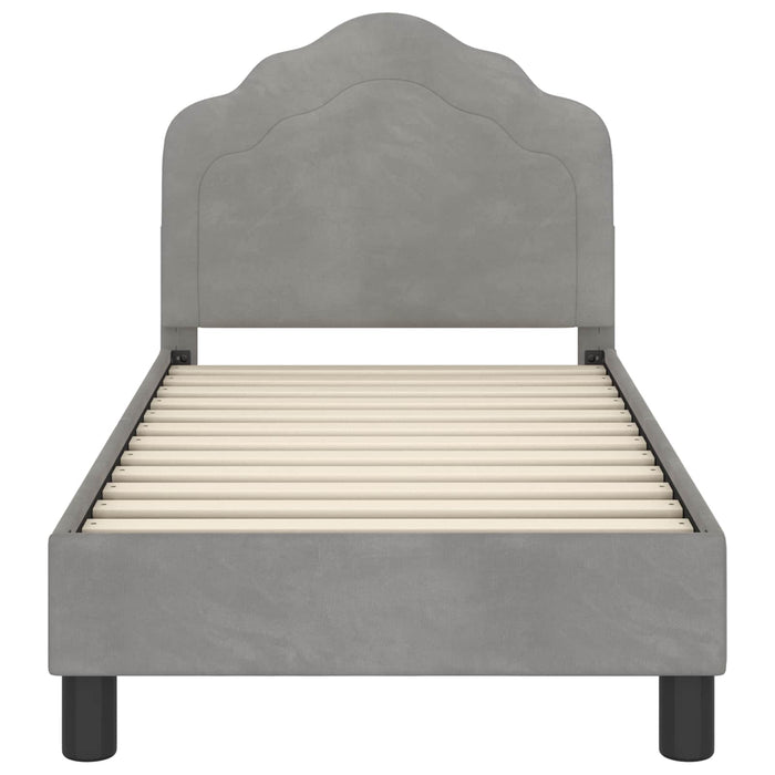 Struttura letto per bambini con testata Grigio chiaro 42010929