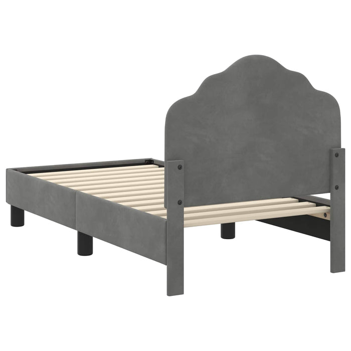 Struttura letto per bambini con testata Grigio scuro 42010930