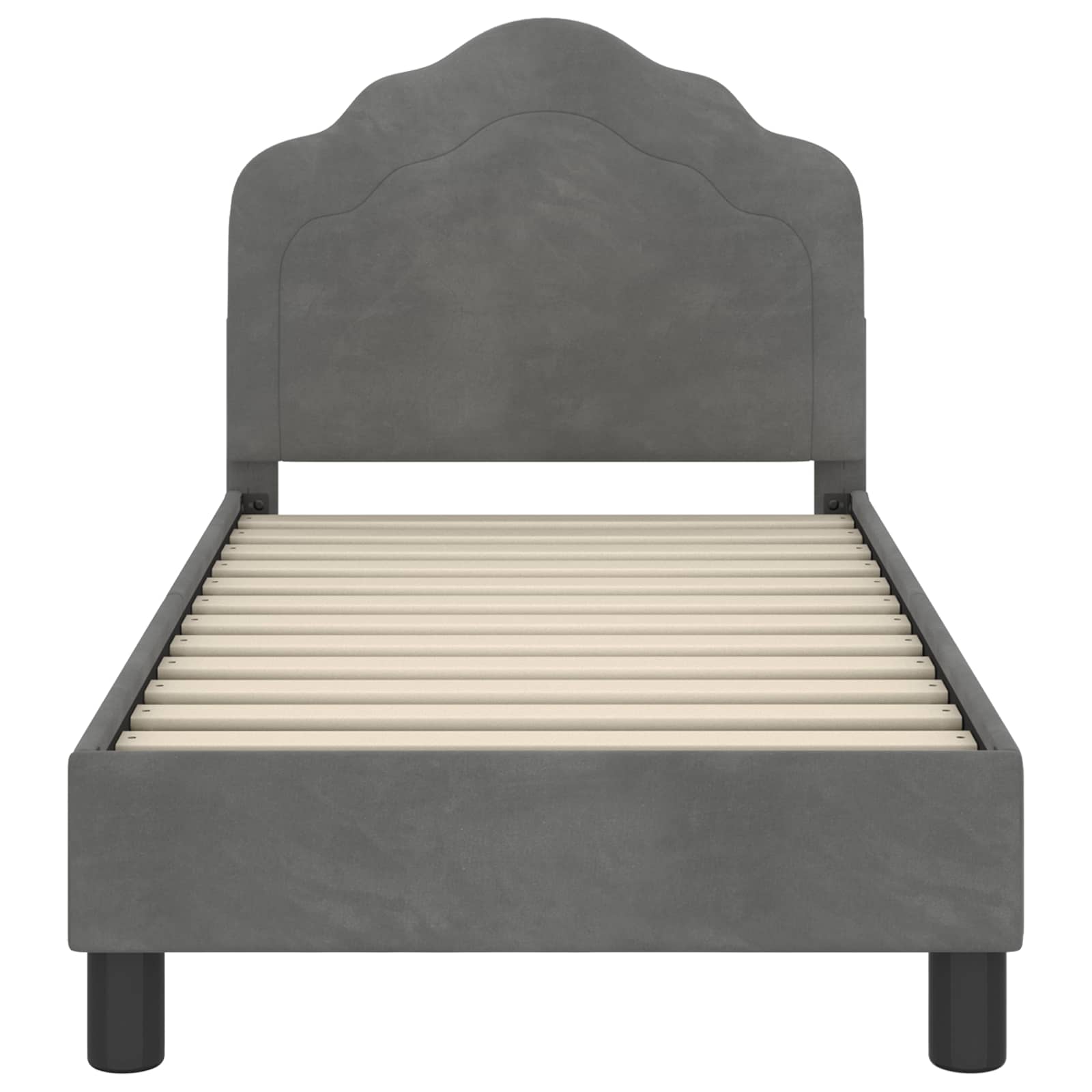 Struttura letto per bambini con testata Grigio scuro 42010930