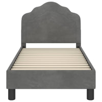 Struttura letto per bambini con testata Grigio scuro 42010930