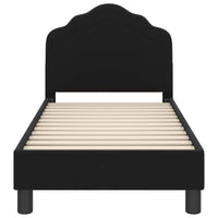 Struttura letto per bambini con testata Nero 70 x 140 cm 42010931