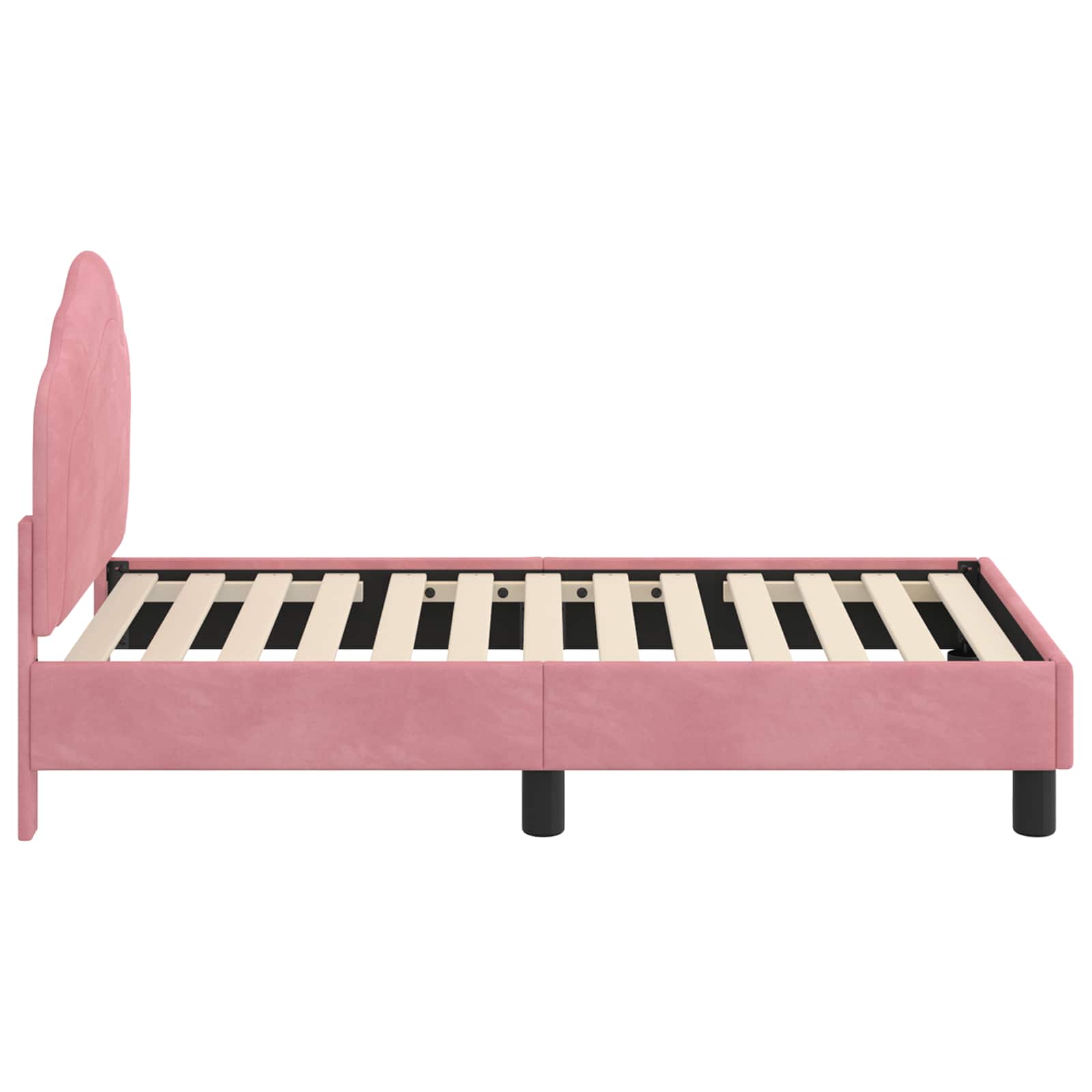 Struttura letto per bambini con testata Rosa 70 x 140 cm 42010932