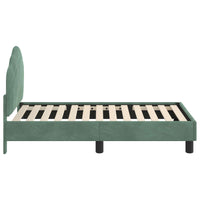 Struttura letto per bambini con testata Verde Mare 70 x 140 cm 42010934
