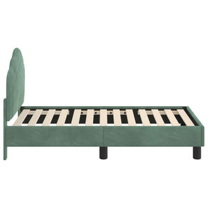 Struttura letto per bambini con testata Verde Mare 70 x 140 cm 42010934