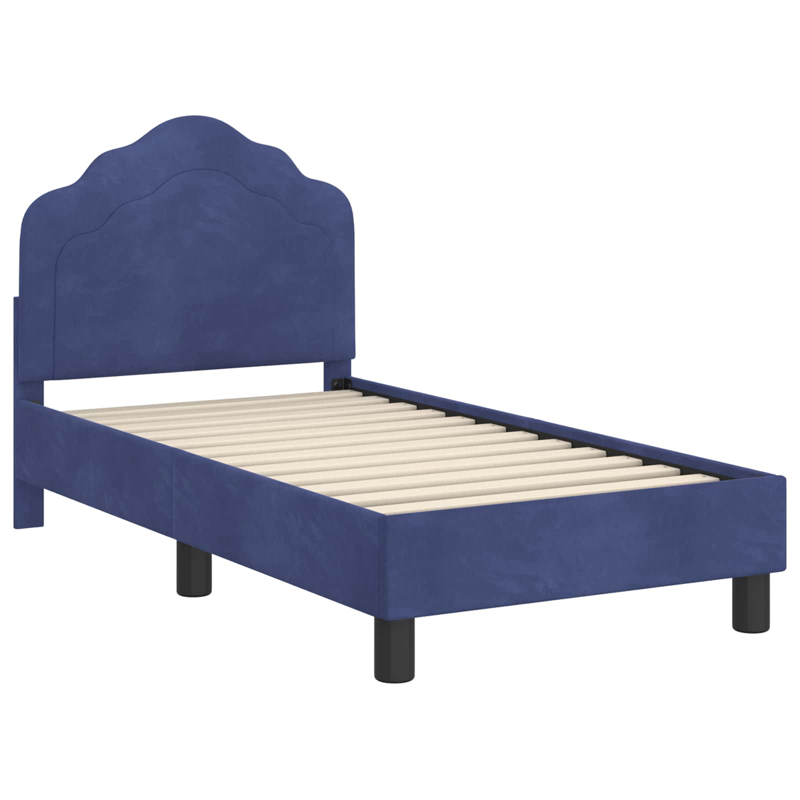 Struttura letto per bambini con testata Blu Polizia 70 x 140 cm 42010935