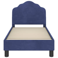 Struttura letto per bambini con testata Blu Polizia 70 x 140 cm 42010935