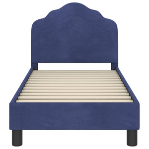 Struttura letto per bambini con testata Blu Polizia 70 x 140 cm 42010935