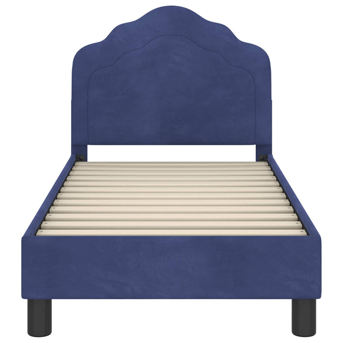 Struttura letto per bambini con testata Blu Polizia 70 x 140 cm 42010935