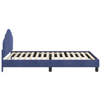 Struttura letto bambini con testata Blu Polizia 80 x 200 cm 42010949