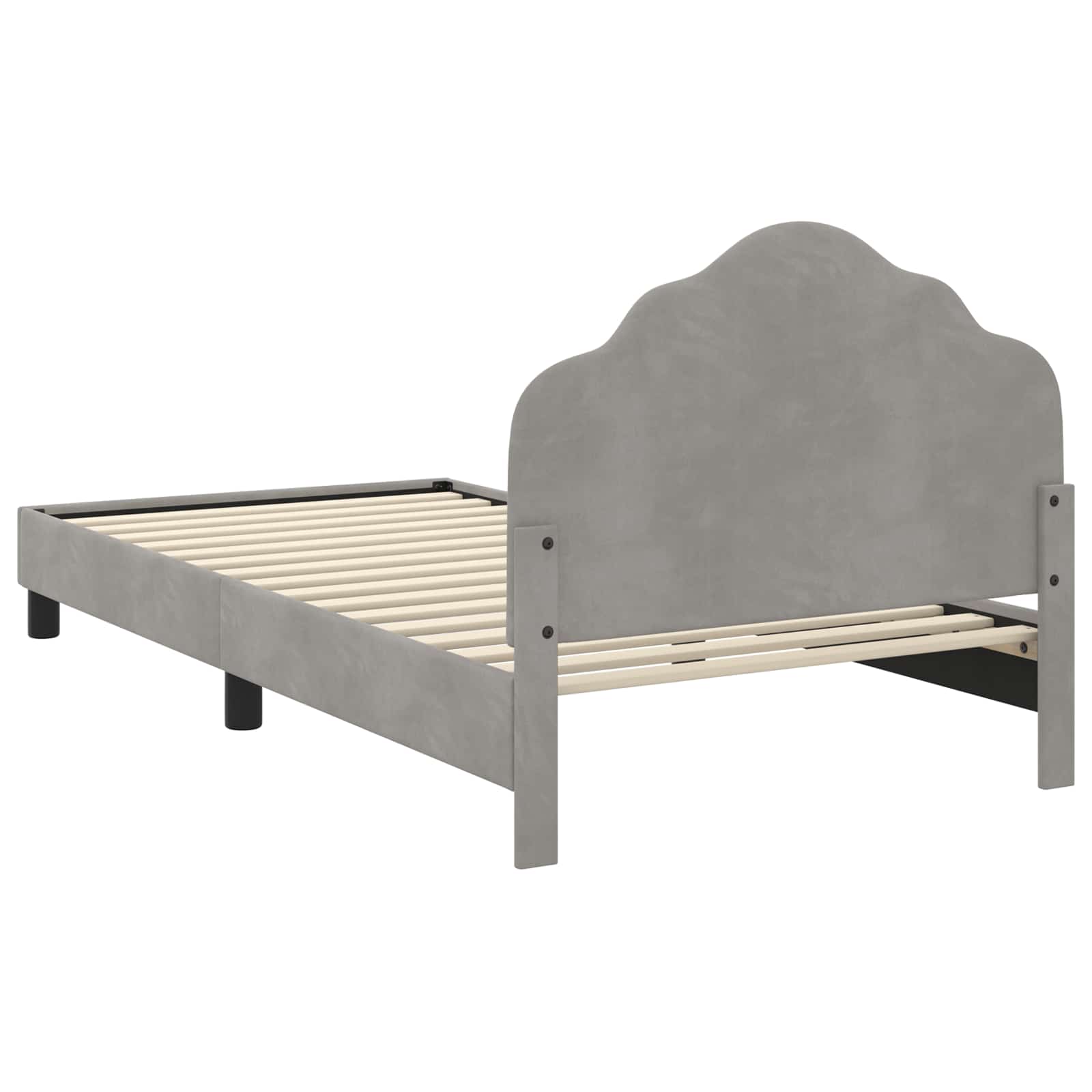 Struttura letto bambini con testata Grigio chiaro 90 x 200 cm 42010957