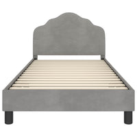Struttura letto bambini con testata Grigio chiaro 90 x 200 cm 42010957