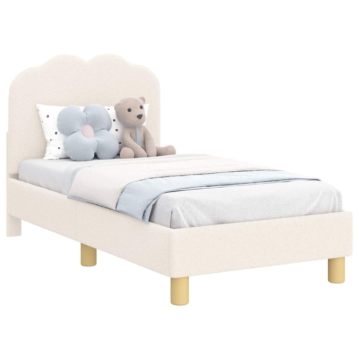 Struttura letto per bambini con testata Crema 70 x 140 cm 42010964