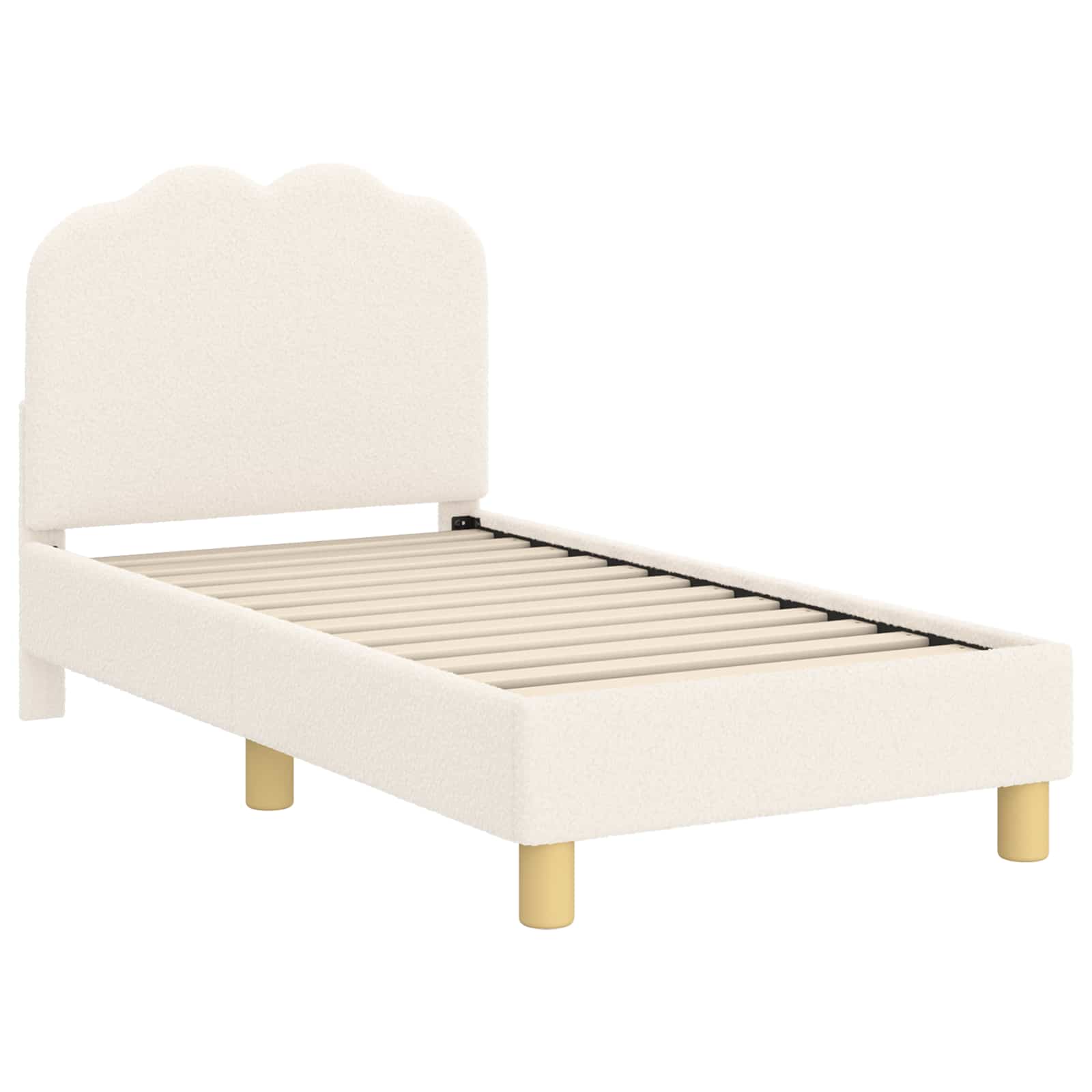 Struttura letto per bambini con testata Crema 70 x 140 cm 42010964