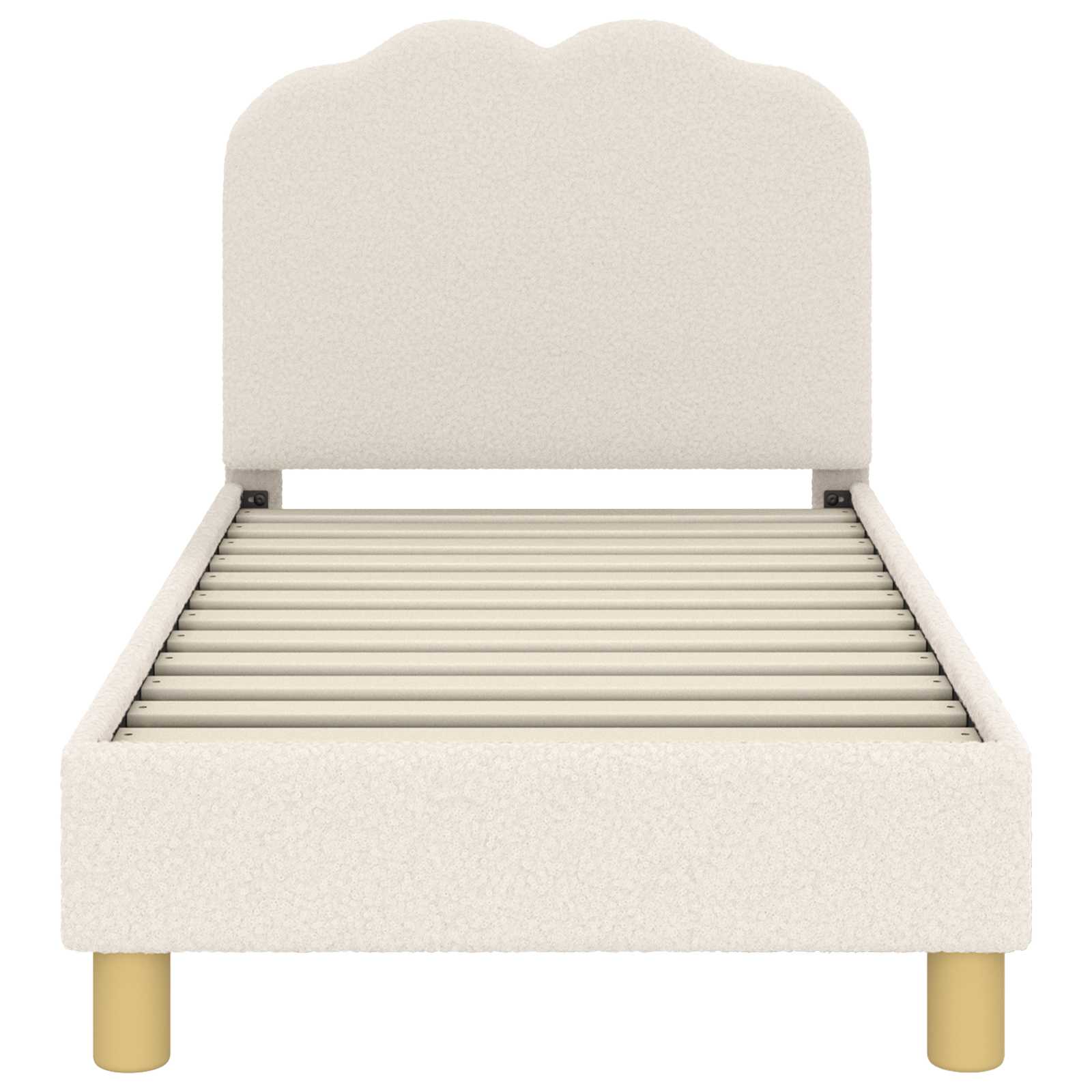 Struttura letto per bambini con testata Crema 70 x 140 cm 42010964