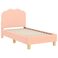 Struttura letto per bambini con testata Rosa 70 x 140 cm 42010965