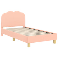 Struttura letto bambini con testata Rosa 80 x 160 cm 42010968
