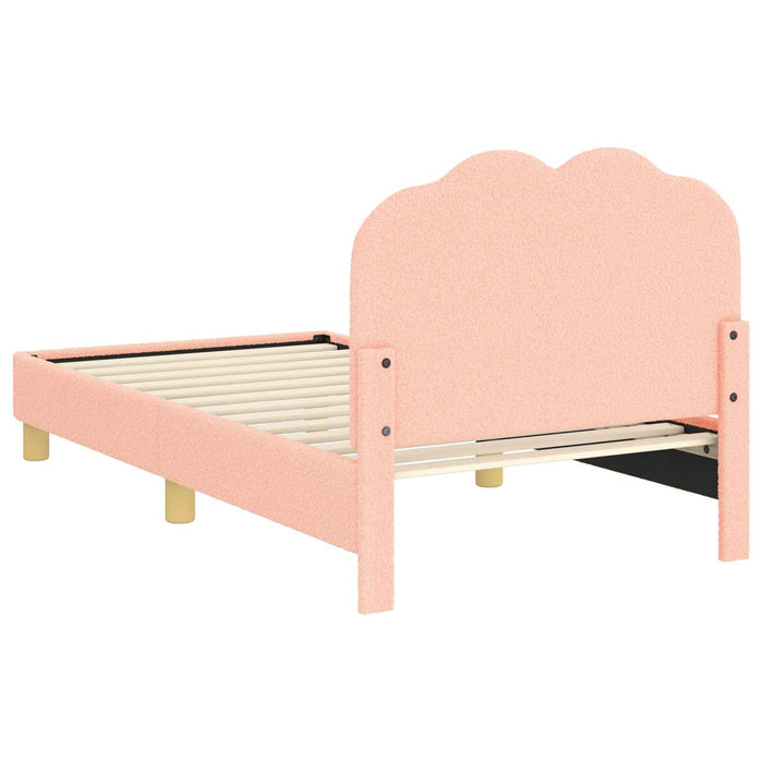 Struttura letto bambini con testata Rosa 80 x 160 cm 42010968