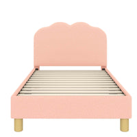 Struttura letto bambini con testata Rosa 80 x 160 cm 42010968