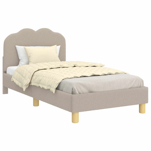 Struttura letto bambini con testata Grigio chiaro 80 x 160 cm 42010969