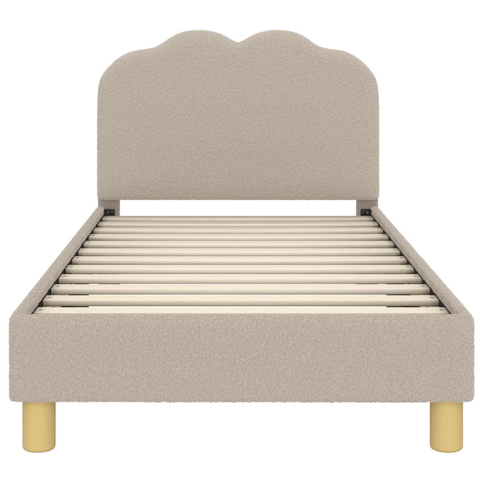 Struttura letto bambini con testata Grigio chiaro 80 x 160 cm 42010969