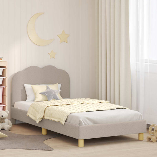 Struttura letto bambini con testata Grigio chiaro 80 x 200 cm 42010972