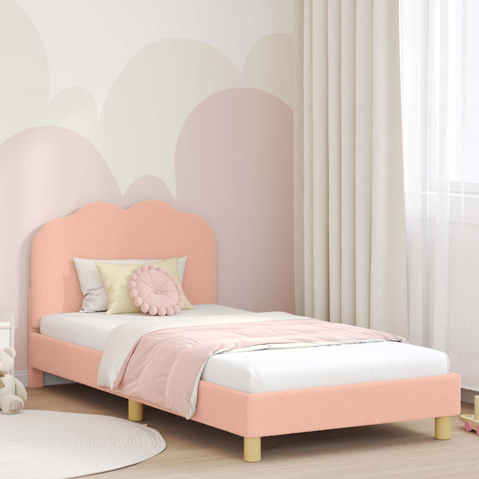Struttura letto bambini con testata Rosa 90 x 190 cm 42010974