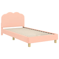 Struttura letto bambini con testata Rosa 90 x 190 cm 42010974