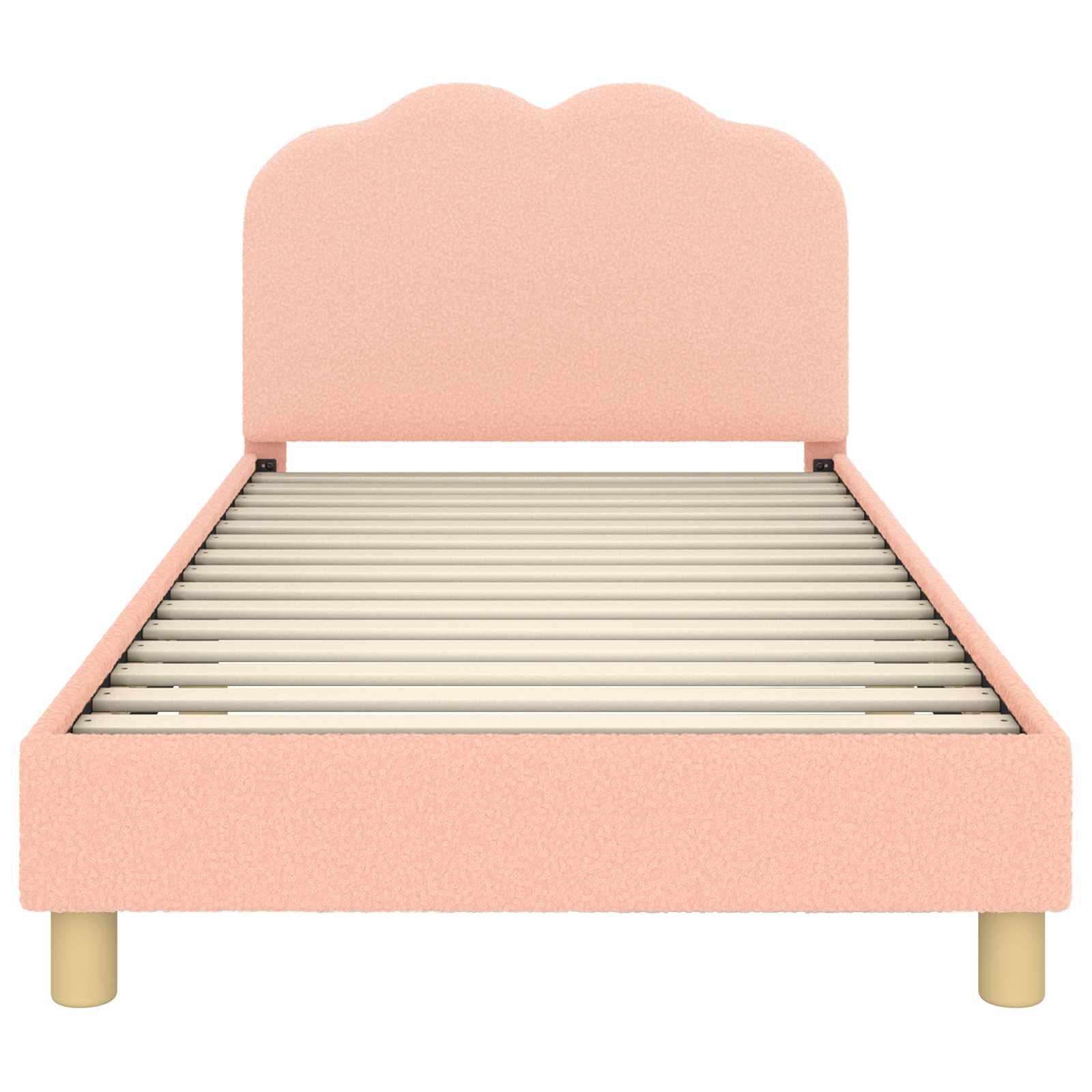 Struttura letto bambini con testata Rosa 90 x 200 cm 42010977
