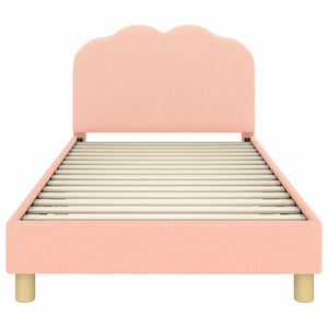 Struttura letto bambini con testata Rosa 90 x 200 cm 42010977