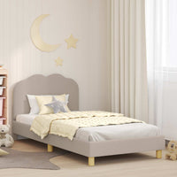 Struttura letto bambini con testata Grigio chiaro 90 x 200 cm 42010978