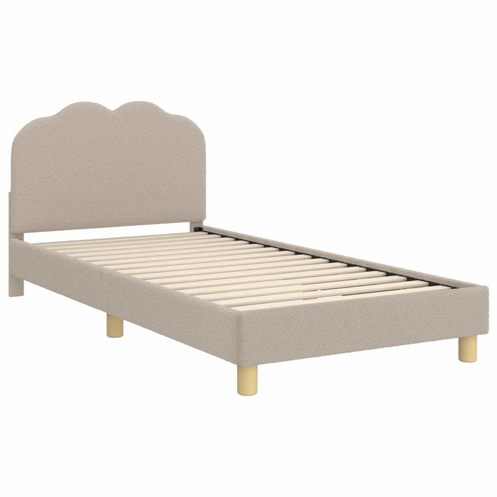 Struttura letto bambini con testata Grigio chiaro 90 x 200 cm 42010978