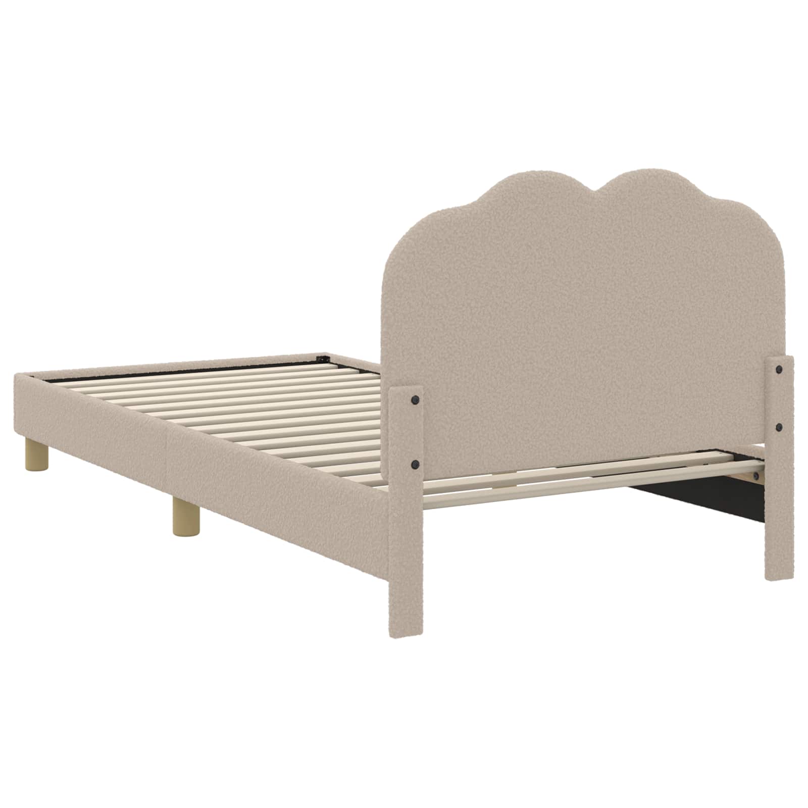 Struttura letto bambini con testata Grigio chiaro 90 x 200 cm 42010978