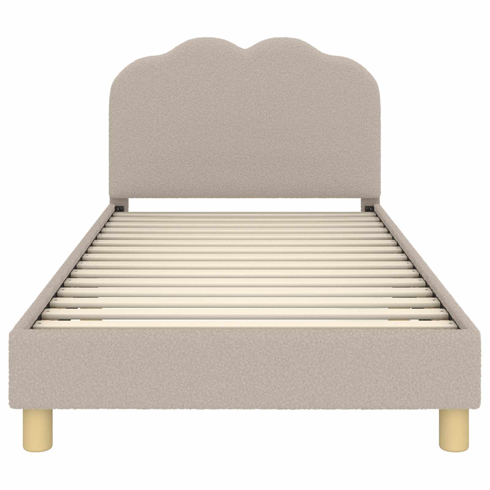 Struttura letto bambini con testata Grigio chiaro 90 x 200 cm 42010978