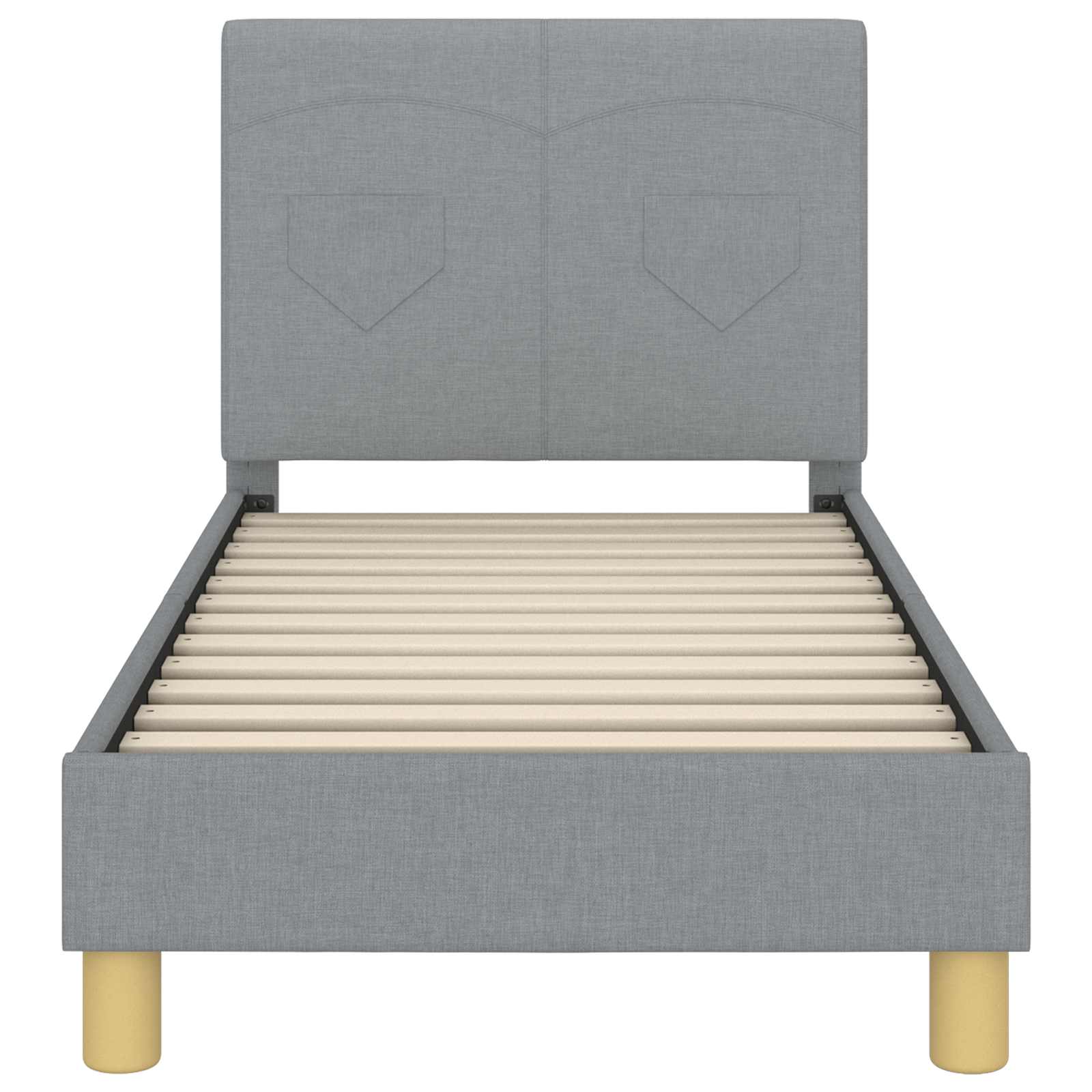 Struttura letto per bambini con testata Grigio chiaro 42010979
