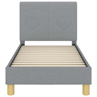 Struttura letto per bambini con testata Grigio chiaro 42010979