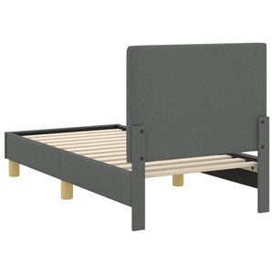 Struttura letto per bambini con testata Grigio scuro 42010980