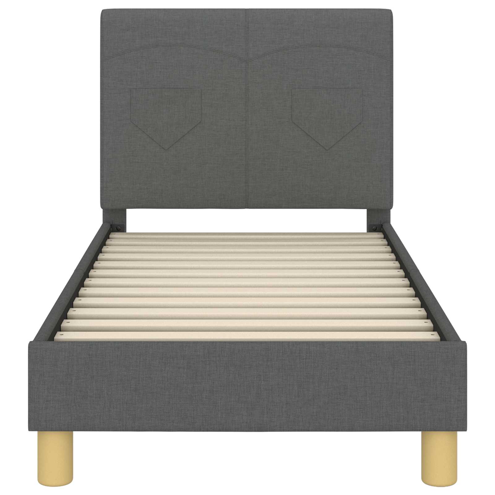 Struttura letto per bambini con testata Grigio scuro 42010980