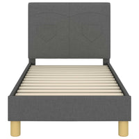 Struttura letto per bambini con testata Grigio scuro 42010980