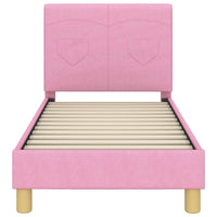 Struttura letto per bambini con testata Rosa 70 x 140 cm 42010982