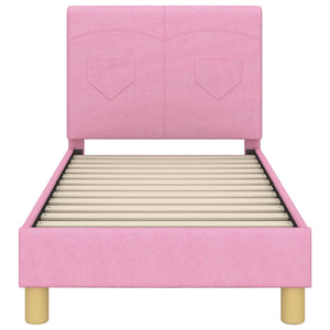 Struttura letto per bambini con testata Rosa 70 x 140 cm 42010982