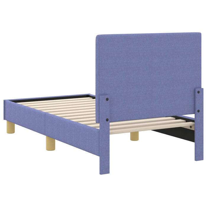 Struttura letto per bambini con testata Blu jeans 70 x 140 cm 42010983